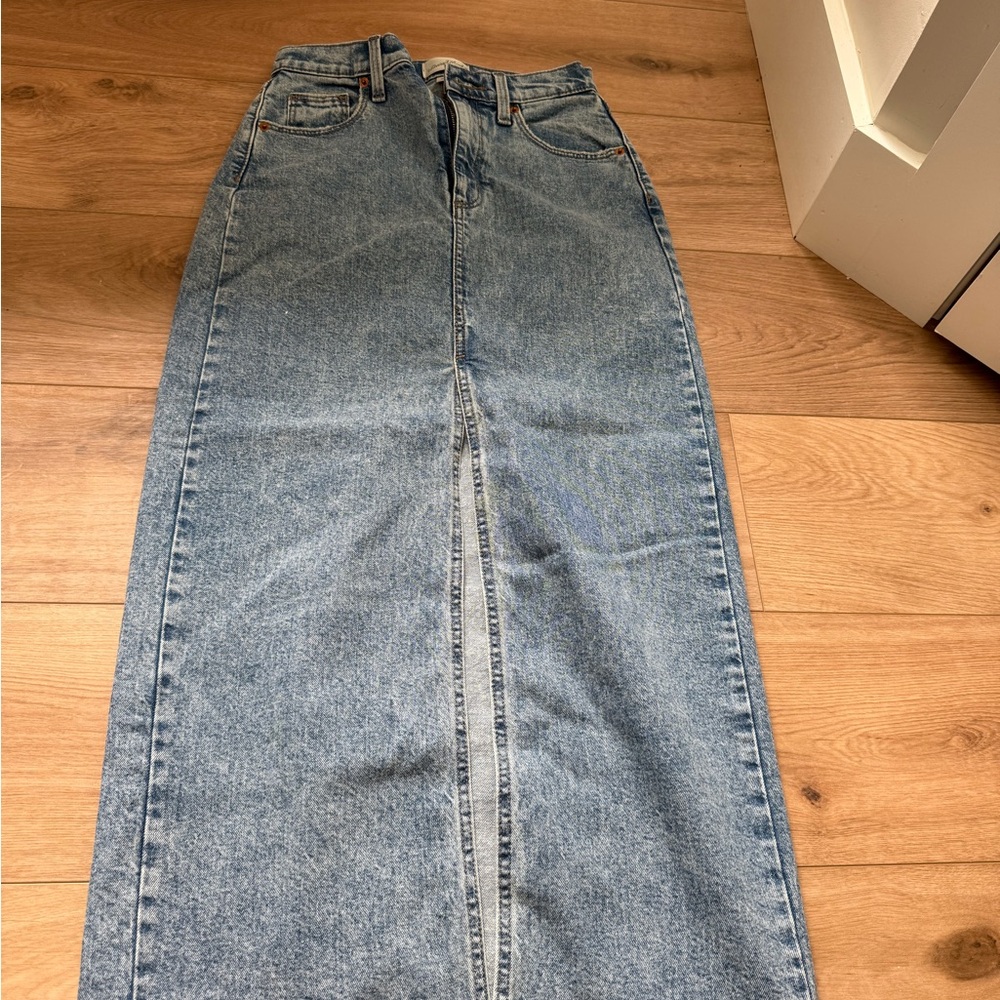 Target Blue Denim Maxi Skirt